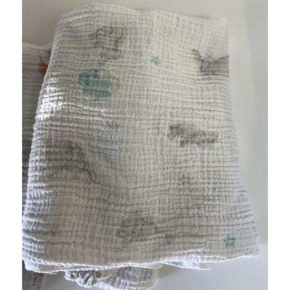 Disney Baby Aden + Anais Set of 3 Dumbo Elephant Muslin Cotton Swaddle Blankets - Picture 3 of 6